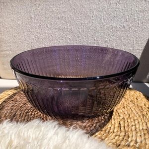 Amethyst Pyrex mixing bowl